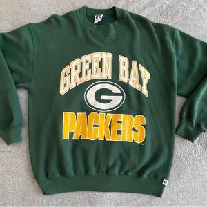 Vintage 90s Green Bay Packers sweatshirt by Russell Athletic - Made USA Sz XL
